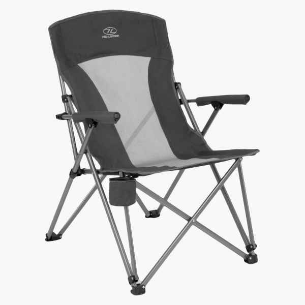 Highlander Campingstuhl FUR098 DOUNE CHAIR CHARCOAL