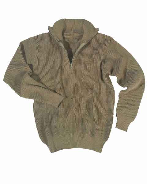 Mil-Tec TROYER 750 GR OLIV Strickpullover