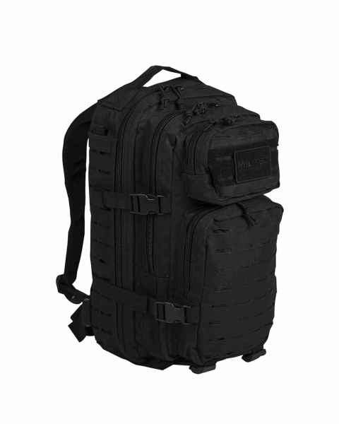 Mil-Tec US ASSAULT PACK SM LASER CUT SCHWARZ Tourenrucksack Rucksack Tasche