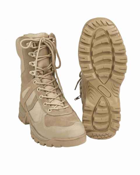 Mil-Tec Stiefel Schuhe PATROL ONE-ZIP COYOTE Stiefel Schuhe