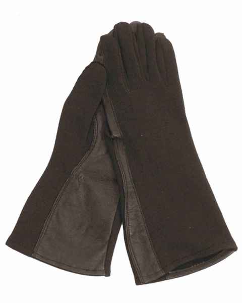 Mil-Tec US PILOTENHANDSCHUHE FLAMMH.SCHWARZ Fingerhandschuh Handschuh