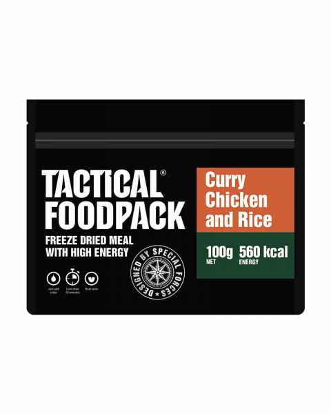 Mil-Tec TACTICAL FOODPACK CURRY CHICKEN AND RICE Kochuntensilien Outdoor Camping