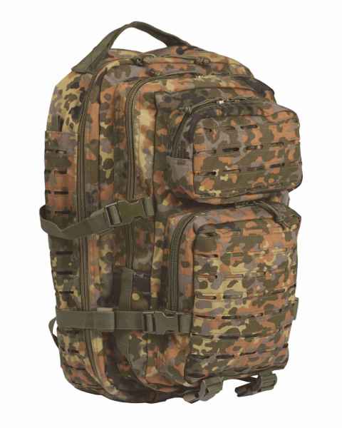 Mil-Tec US ASSAULT PACK LG LASER CUT FLECKTARN Tourenrucksack Rucksack Tasche