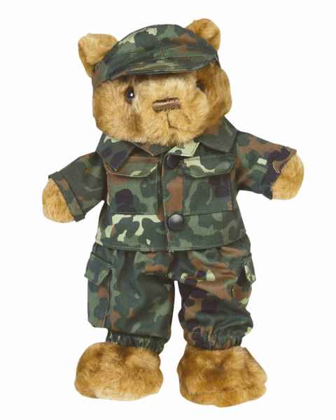 Mil-Tec TEDDYANZUG KLEIN FLECKTARN Deko- Artikel Teddybär