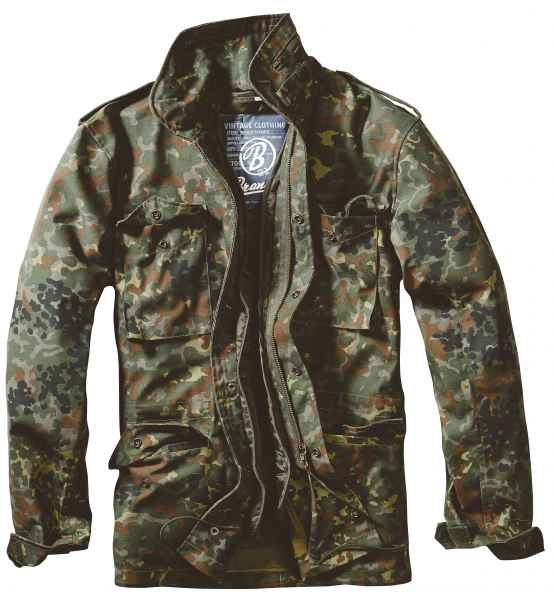 Brandit - M65 Standard Feldjacke, Parka US Style Jacke mit Futter 3108