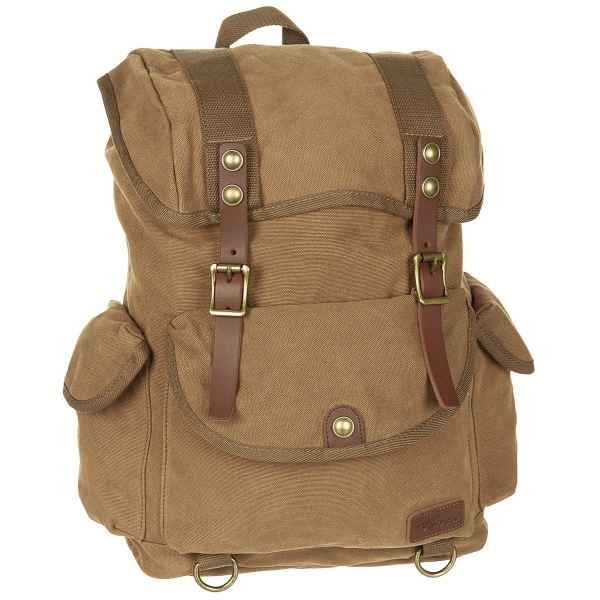 PureTrash Rucksack Canvas PT braun