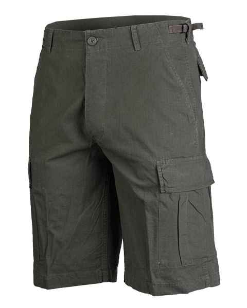 Mil-Tec US BERMUDA R/S CO PREWASH OLIV Shorts kurze Hose