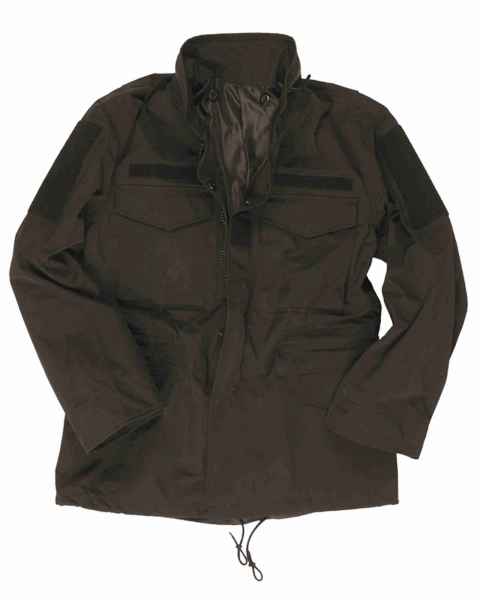 Mil-Tec US FELDJACKE M65 TRILAMINAT SCHWARZ Outdoorjacke Jacke