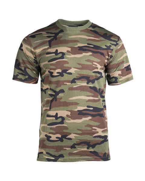 Mil-Tec T-SHIRT TARN WOODLAND T-Shirt basic