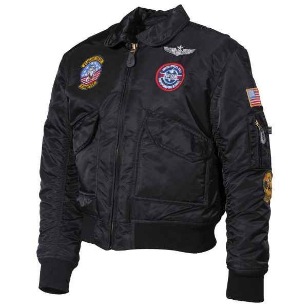 MFH US Kinder-Pilotenjacke CWU mit Fliegerabzeichen