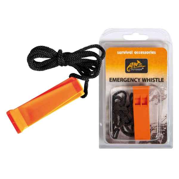 Helikon-Tex Emergency Whistle Polypropylene Orange Notruf Pfeife