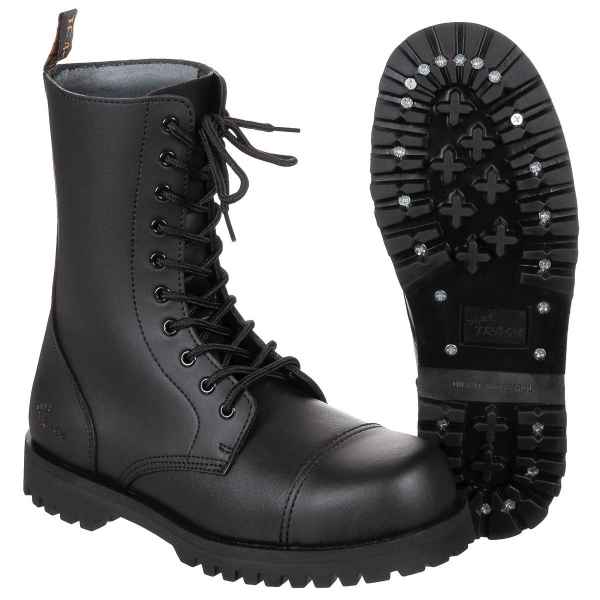 PureTrash Stiefel 10-Loch Pure Trash schwarz Stahlkappe Schrauben |  Bergstiefel | Stiefel | Stiefel / Schuhe & Mehr | Bekleidung |  Bundeswehr-Shop