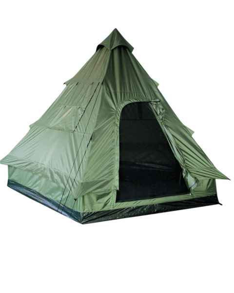 Mil-Tec PYRAMIDENZELT TIPI OLIV Zelt Outdoor Camping