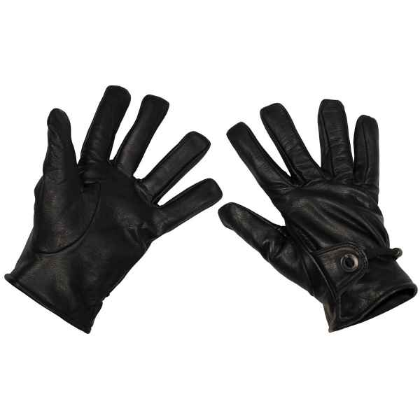 MFH WesternFingerhandschuhe Leder Bandzug gefüttert Einsatzhandschuhe Handschuhe Herren
