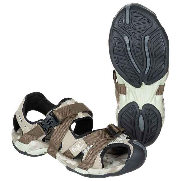 FoxOutdoor Trekking-Sandalen Clipverschluss desert