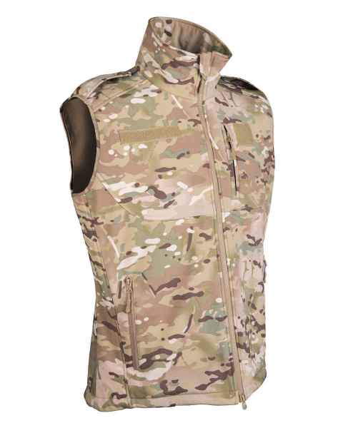 Mil-Tec SOFTSHELL WESTE MULTITARN Weste