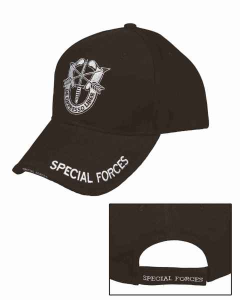 Mil-Tec BASEBALL CAP SANDWICH SCHW.SPEC.FORCES Cap Mütze