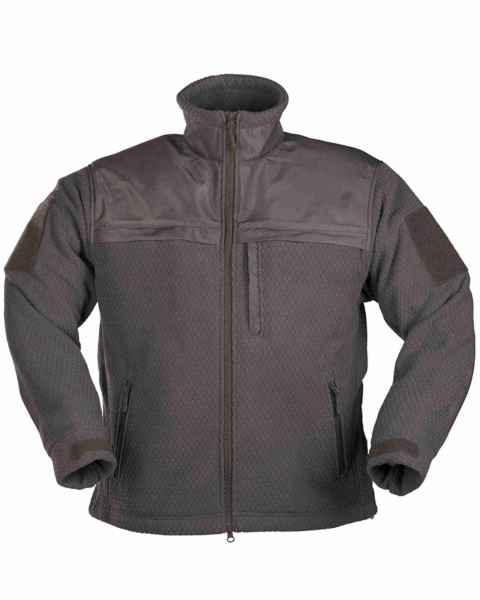 Mil-Tec ELITE FLEECE JACKE HEXTAC URBAN GREY Fleecejacke