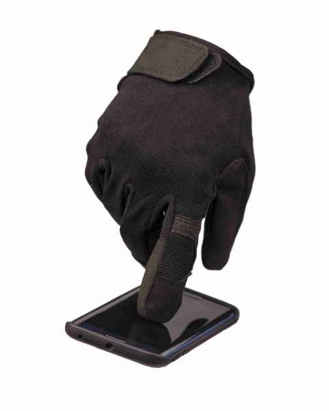 Mil-Tec EINSATZHANDSCHUHE TOUCH SCHWARZ Fingerhandschuh Handschuh