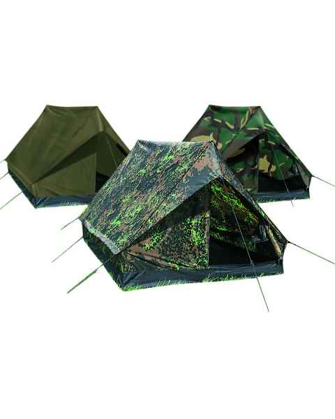 Mil-Tec ZWEIMANNZELT MINI PACK SUPER FLECKTARN Zelt Outdoor Camping