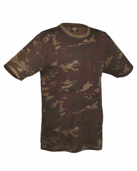 Mil-Tec T-SHIRT TARN MULTITARN BLACK T-Shirt basic