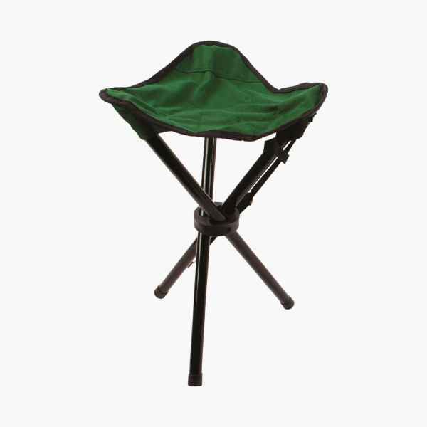 Highlander Campinghocker FUR304 STEEL TRIPOD STOOL GREEN