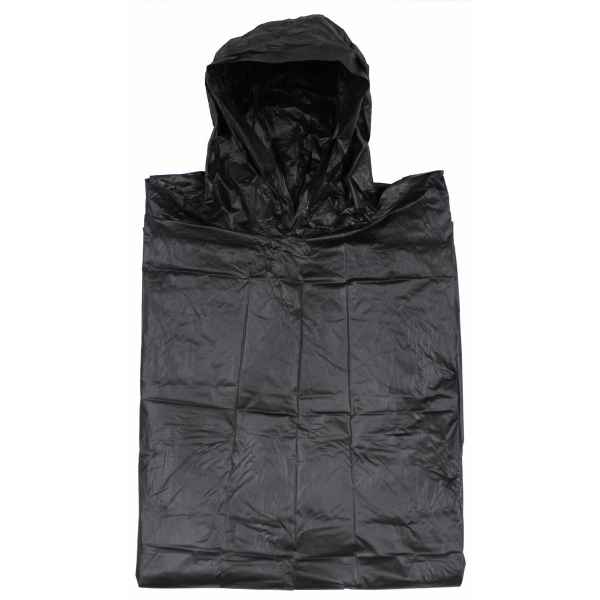 MFH Poncho Vinyl schwarz Gr. 200 x 127 cm 0,12 mm