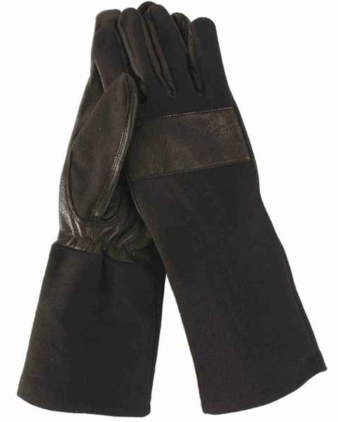 Mil-Tec BW KampfHANDSCHUHE FLAMMH.LEDER SCHWARZ Fingerhandschuh Handschuh