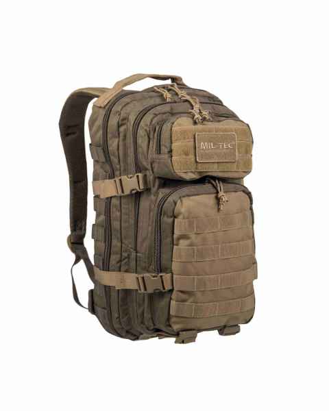 Mil-Tec US ASSAULT PACK SM RANGER GREEN/COYOTE Tourenrucksack Rucksack Tasche