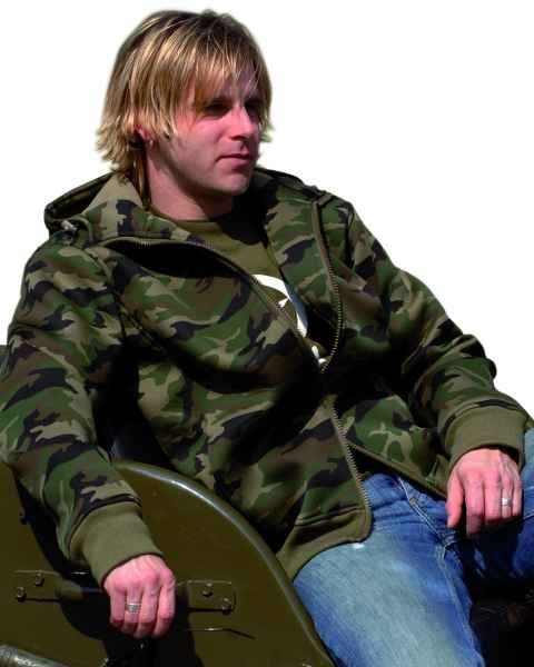 Mil-Tec NEOPRENJACKE FLEECEGEFÜTTERT WOODLAND Fleecejacke
