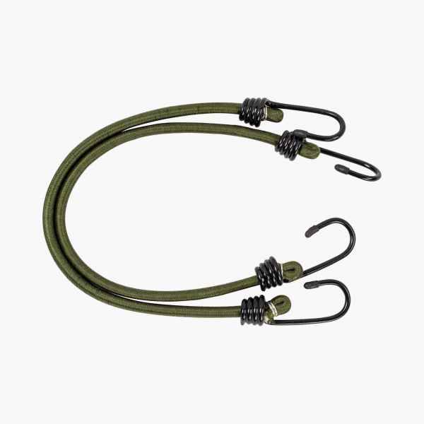 Highlander Spanngummi mit Haken CS169 8MMX45CM OLIVE BUNGEE (2 PACK)