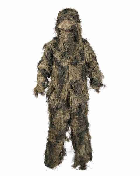 Mil-Tec GHILLIE SUIT ANTI FIRE 4PC.W/L Tarnanzug