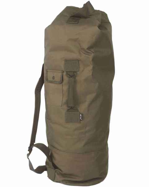 Mil-Tec US SEESACK M.DOPPELGURT PES OLIV Transportsack Sack