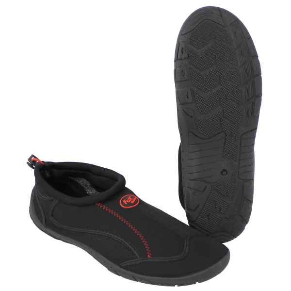 FoxOutdoor Badeschuhe Neopren schwarz Kordelzug