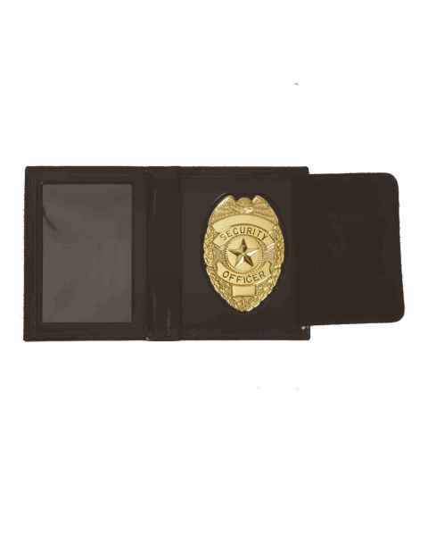 Mil-Tec AUSWEISHÜLLE LEDER SEC.OFFICER GOLD Geldbörsen
