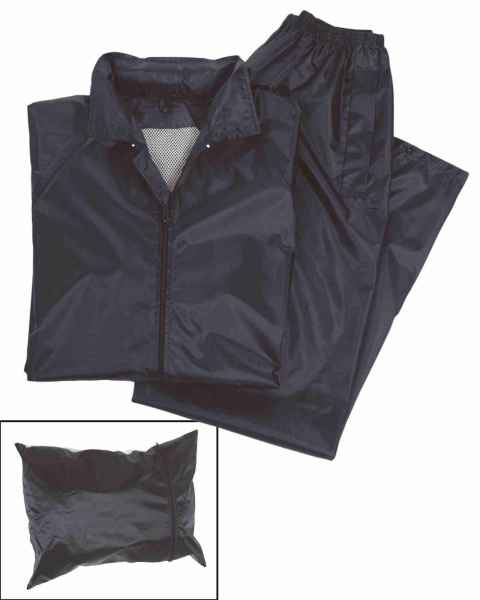 Mil-Tec REGENANZUG DK.BLAU Regen-& Outdoorjacke Jacke